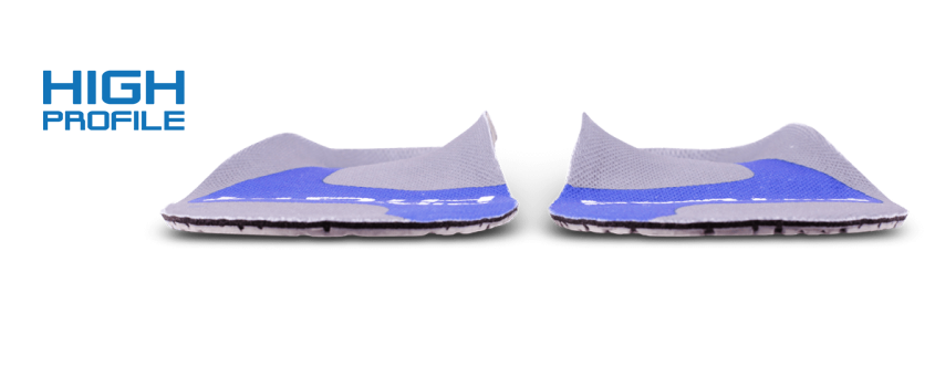 BikePro - High Arch - Bike Insoles for Cyclists, Mountain Bikers and Triathletes