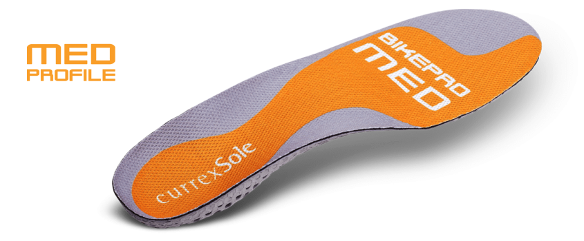 BikePro - Medium Arch - Bike Insoles for Cyclists, Mountain Bikers and Triathletes
