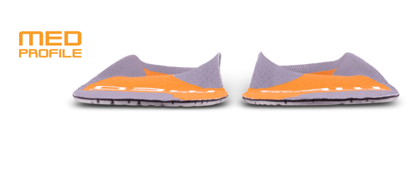 BikePro - Medium Arch - Bike Insoles for Cyclists, Mountain Bikers and Triathletes