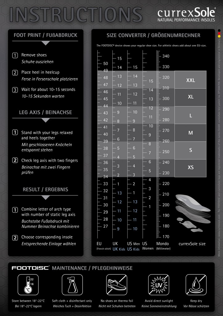 Sizing Chart